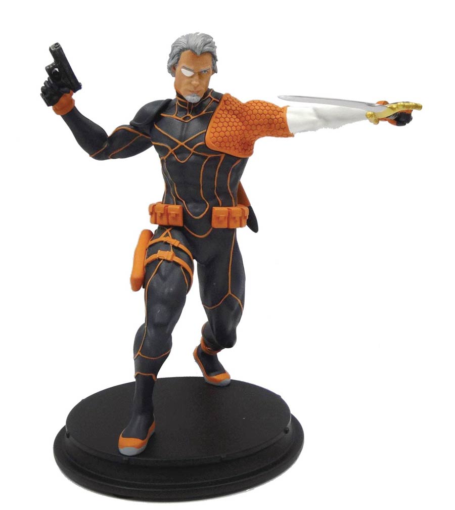 DC Comics Rebirth Deathstroke Unmasked Previews Exclusive Statue