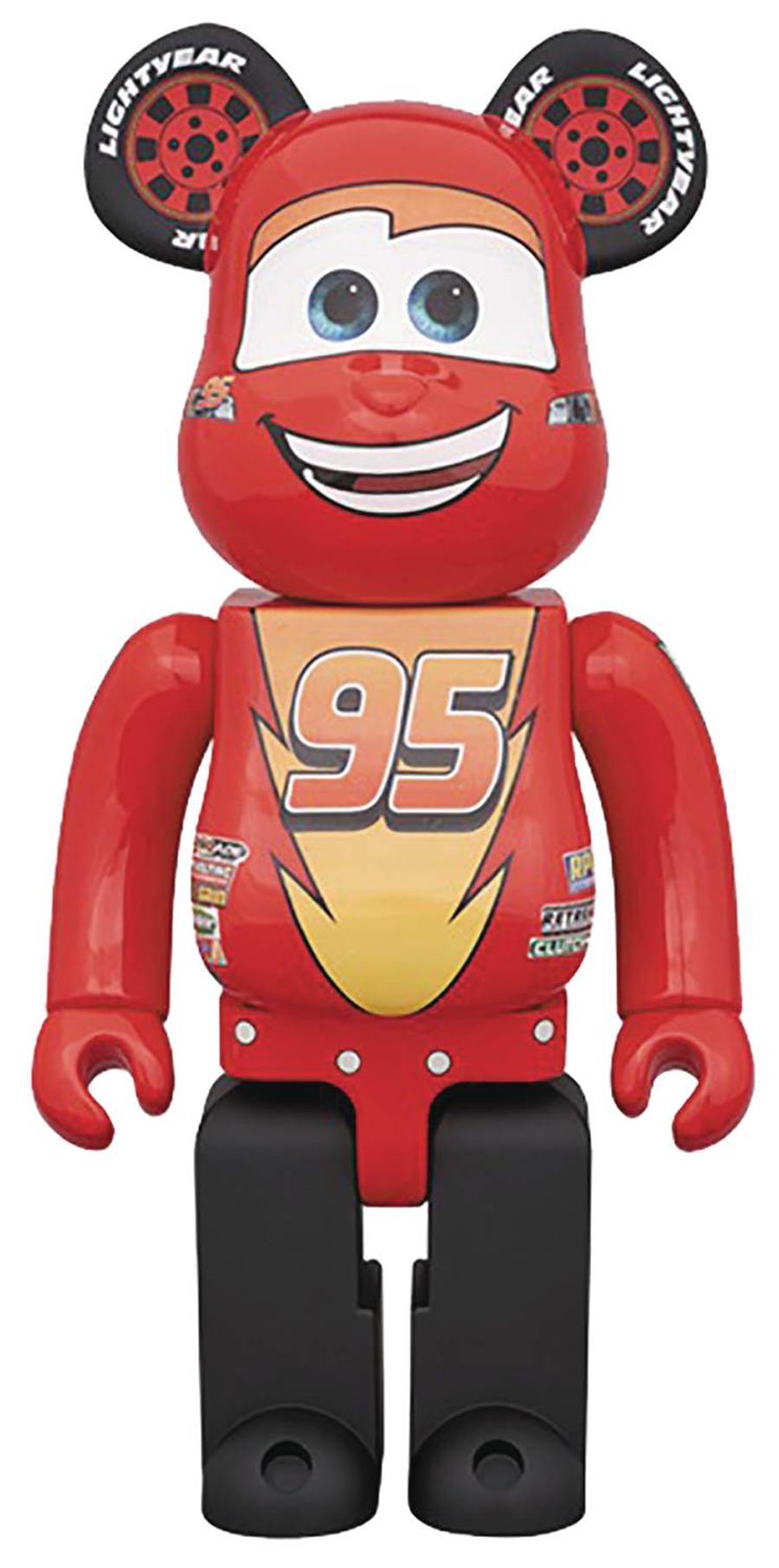 Disney-Pixar Cars Lightning McQueen 400 Percent Bearbrick Figure