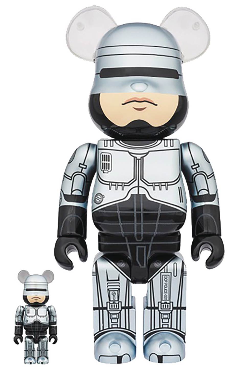 Robocop 100 Percent & 400 Percent Bearbrick