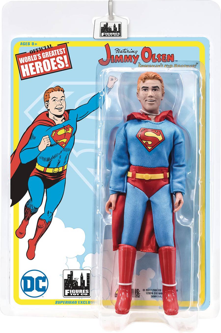 DC Superman Series Jimmy Olsen As Superman Action Figure 6-Pack Case