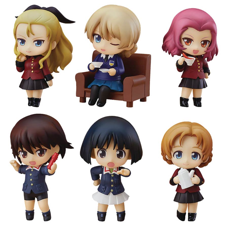 Girls Und Panzer Das Finale Nendoroid Petit 6-Piece Set