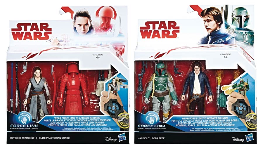 Star Wars Forcelink Episode VIII The Last Jedi Deluxe Action Figure 2-Pack Assortment Case 201701