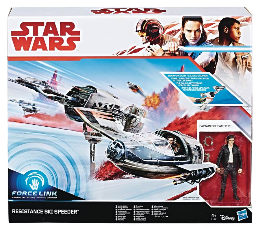 Star Wars Forcelink Episode VIII The Last Jedi Resistance Ski Speeder Case