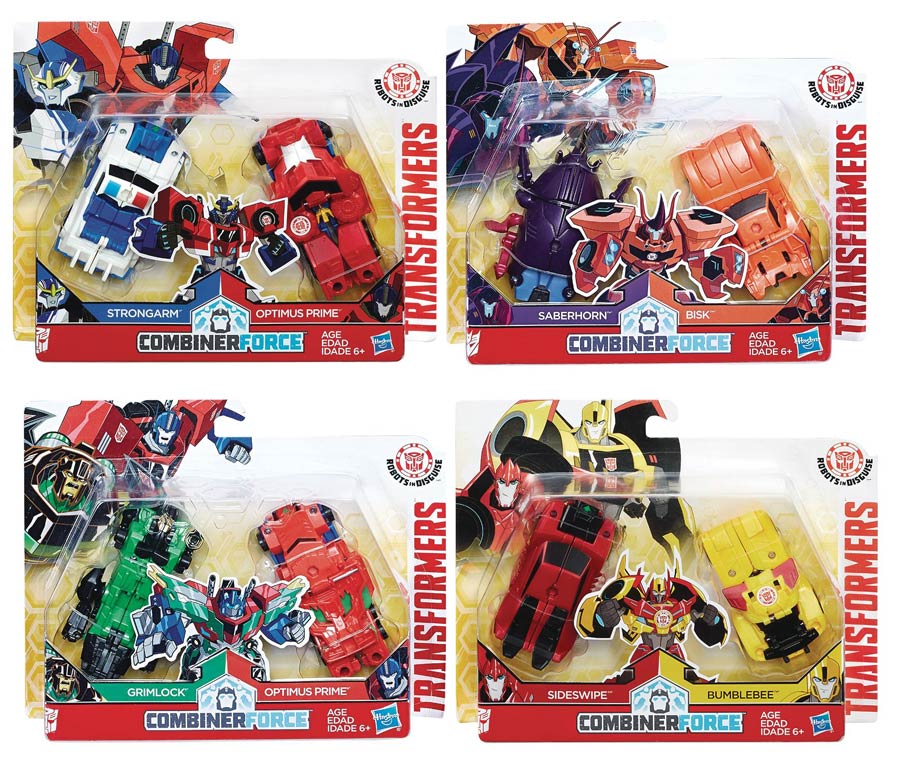 Transformers Robots In Disguise Crash Combiners Assortment Wave 1 Case Of 8 Figure Packs