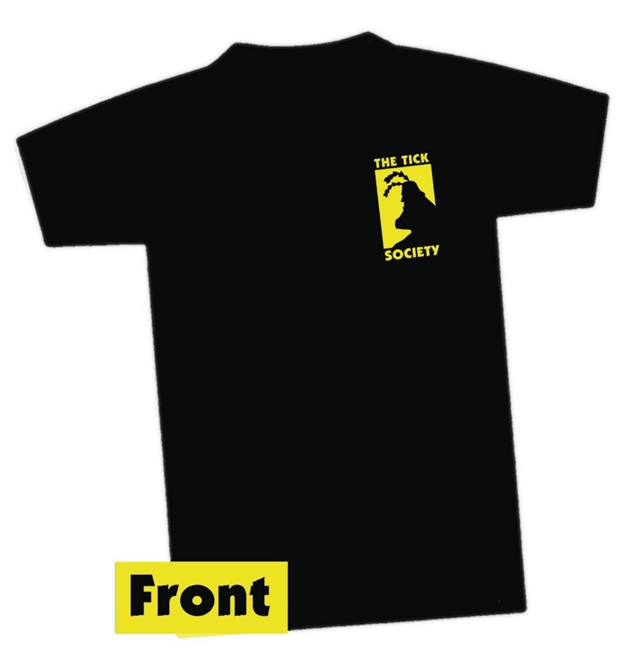 Tick Society 2-Sided Black T-Shirt Large