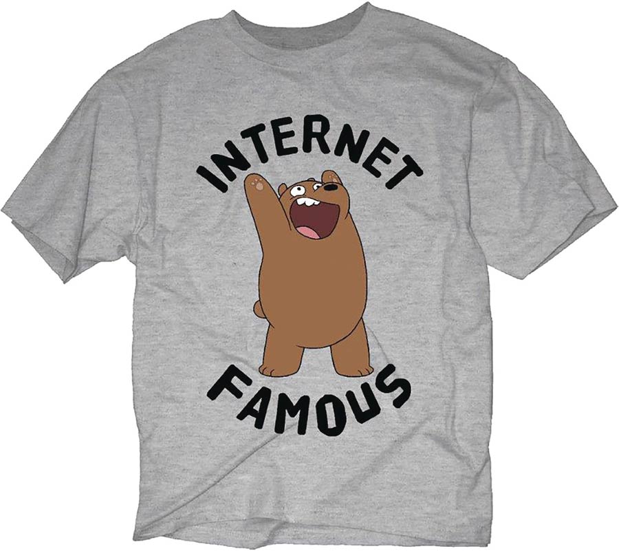 We Bare Bears Internet Famous Oxford T-Shirt Large