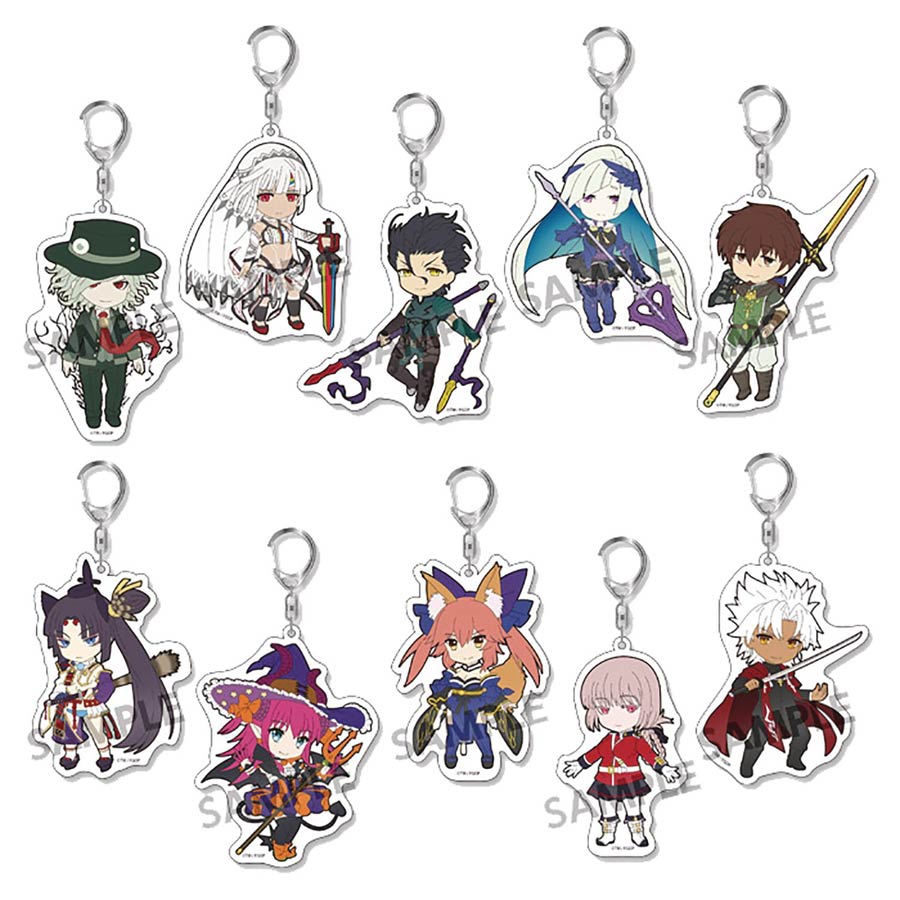 Pikuriru Fate/Grand Order Vol 4 Trading Keychain 10-Piece Display