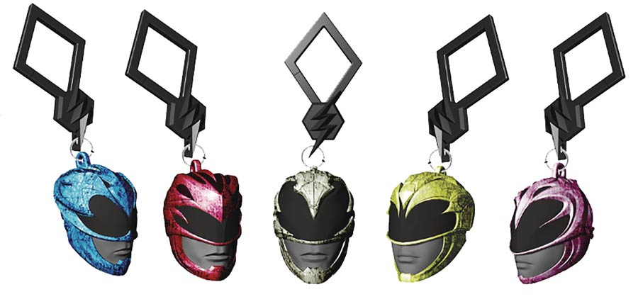 Power Rangers Helmet Hanger Blind Mystery Box 24-Piece Display