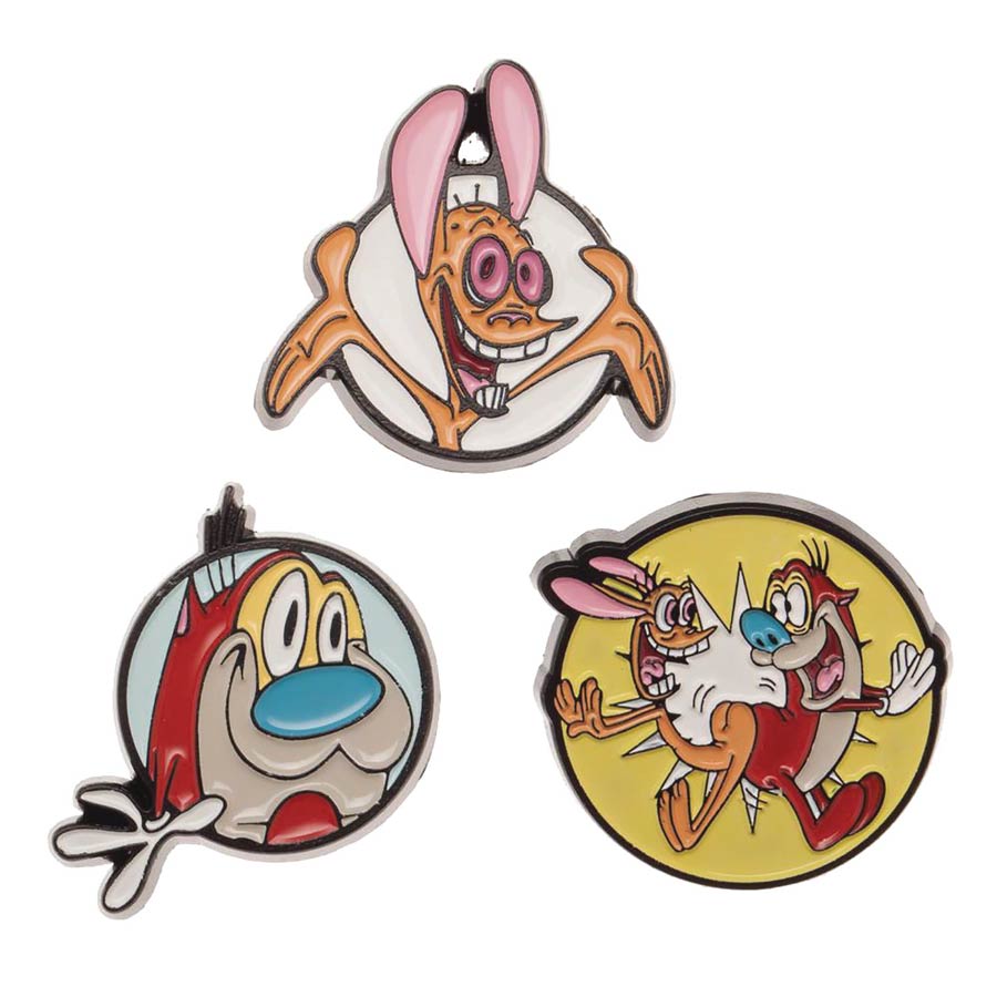 Ren & Stimpy 3-Piece Lapel Pin Set