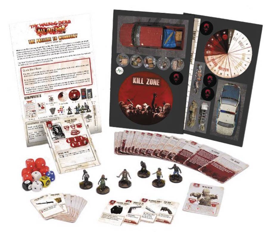Walking Dead All Out War Miniatures Game Prelude To Woodbury Expansion