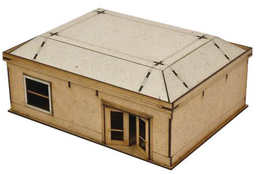 Walking Dead All Out War Miniatures Game Woodbury House Kit - 1