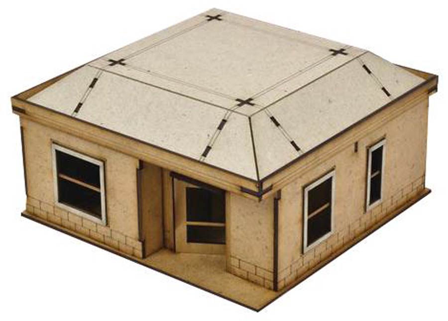 Walking Dead All Out War Miniatures Game Woodbury House Kit - 2