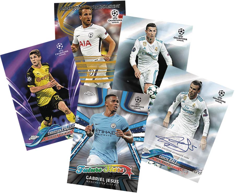 Topps 2017/2018 UEFA Champions League Chrome Trading Cards Box