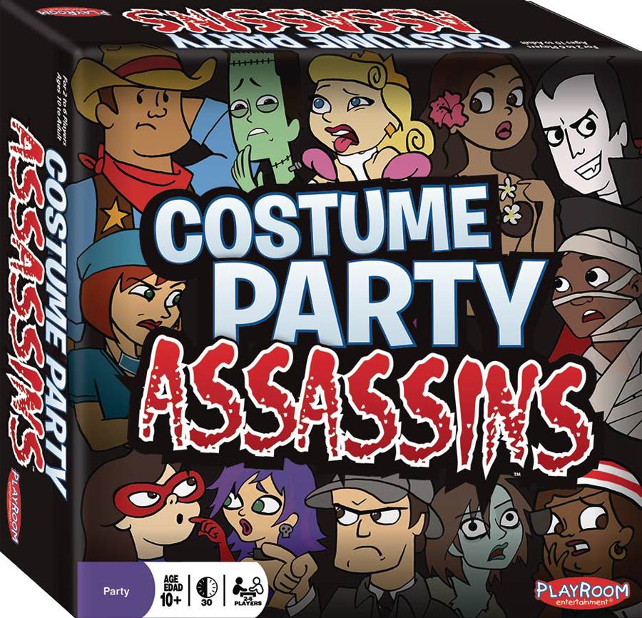 Costume Party Assassins Board Game