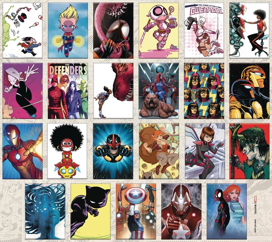 Marvel Now Magnet 48-Piece Assortment Case