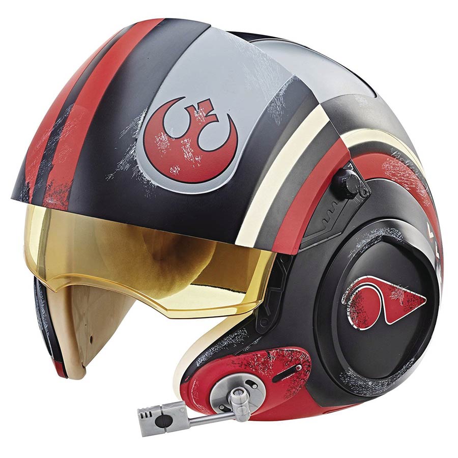 Star Wars Episode VIII The Last Jedi Black Series Poe Dameron Electronic Helmet Case