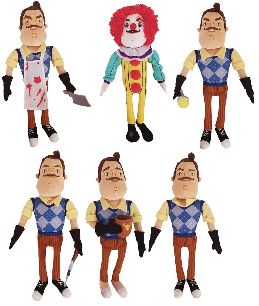 Hello Neighbor 15-Inch Plush 6-Piece Display