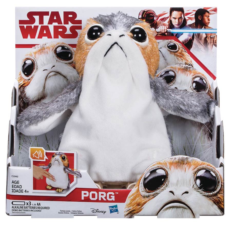 Star Wars Episode VIII The Last Jedi Porg Electronic Plush Case