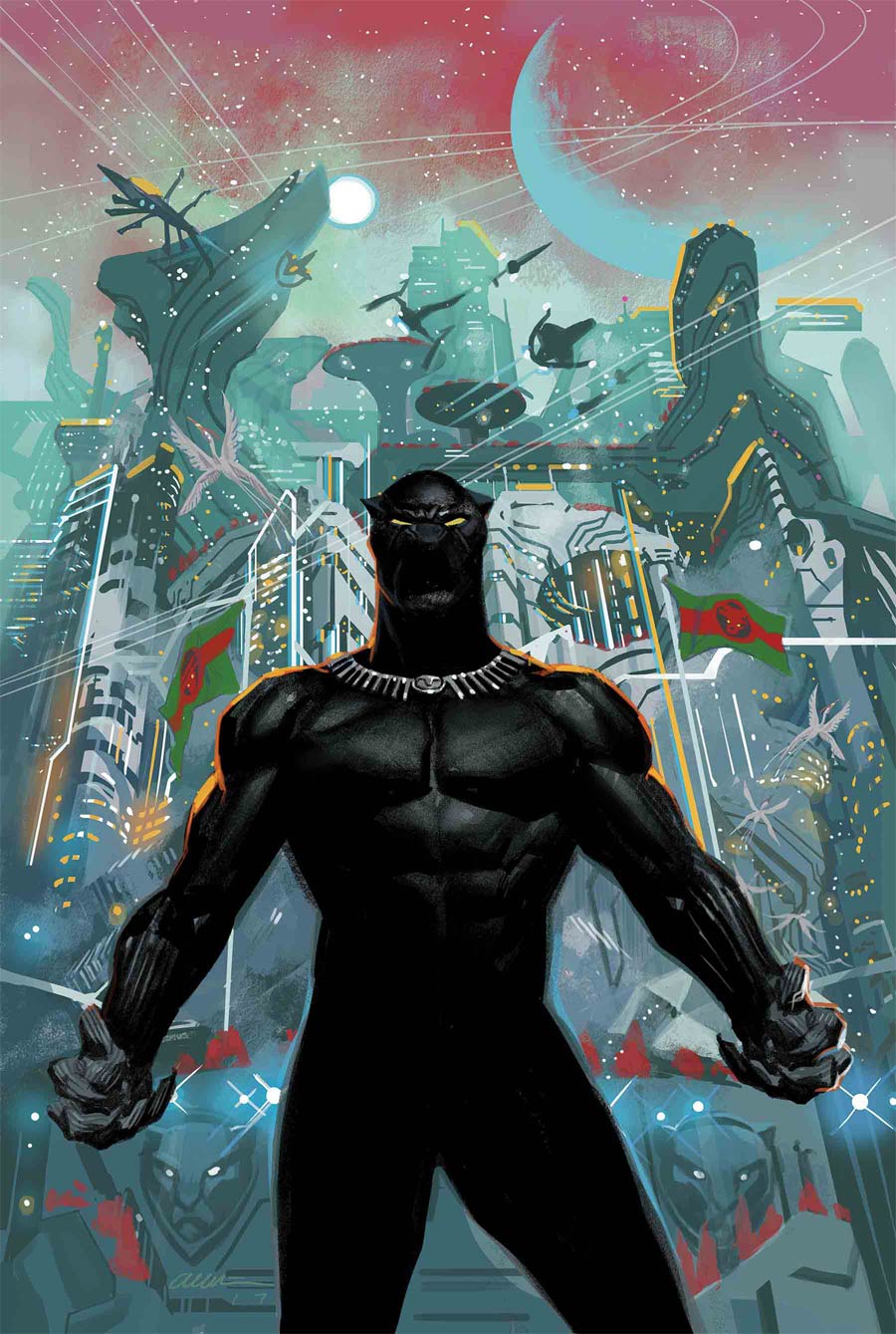 Black Panther Vol 7 #1 By Daniel Acuna Poster