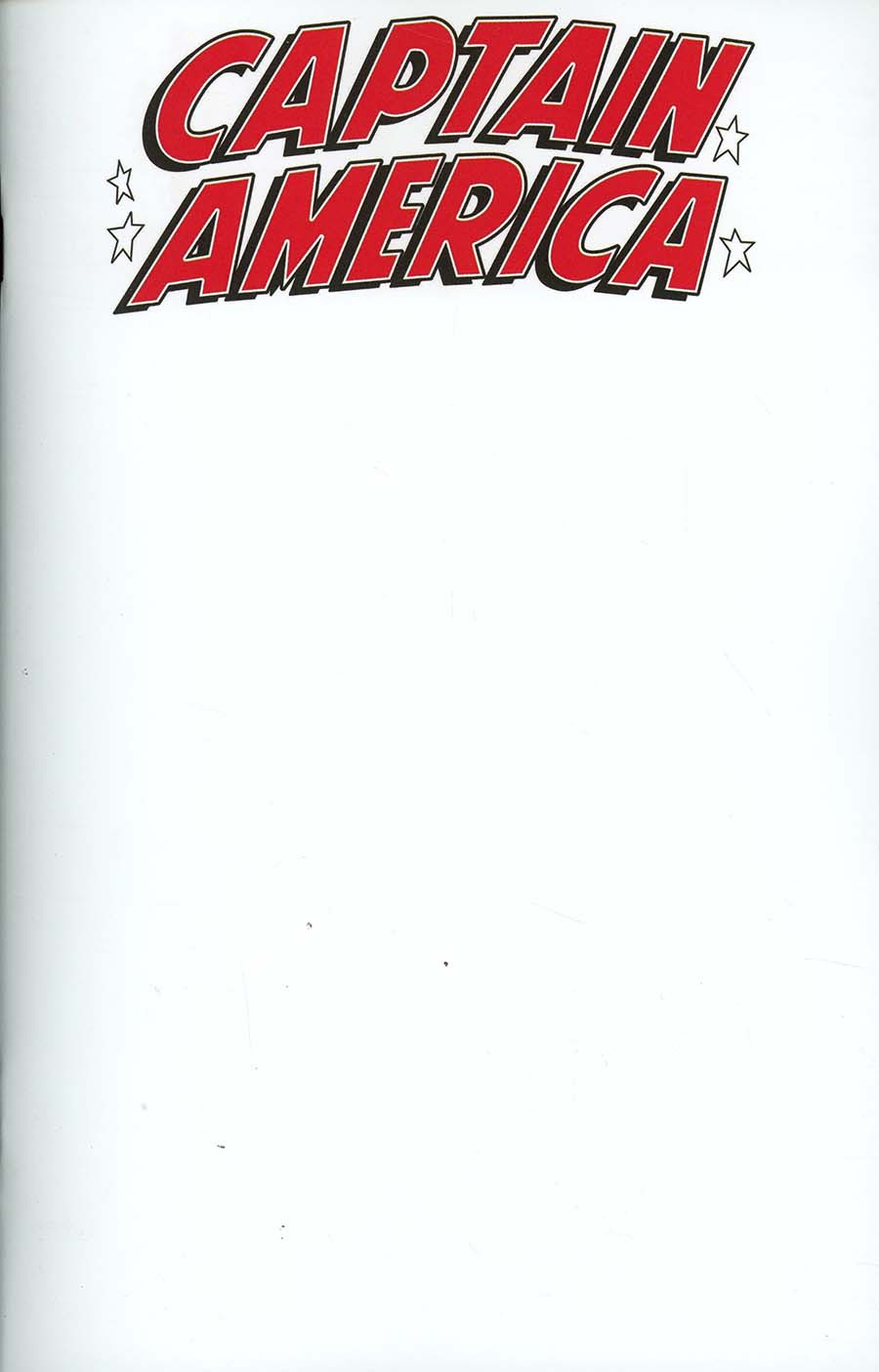 Captain America Vol 8 #700 Cover D Variant Blank Cover