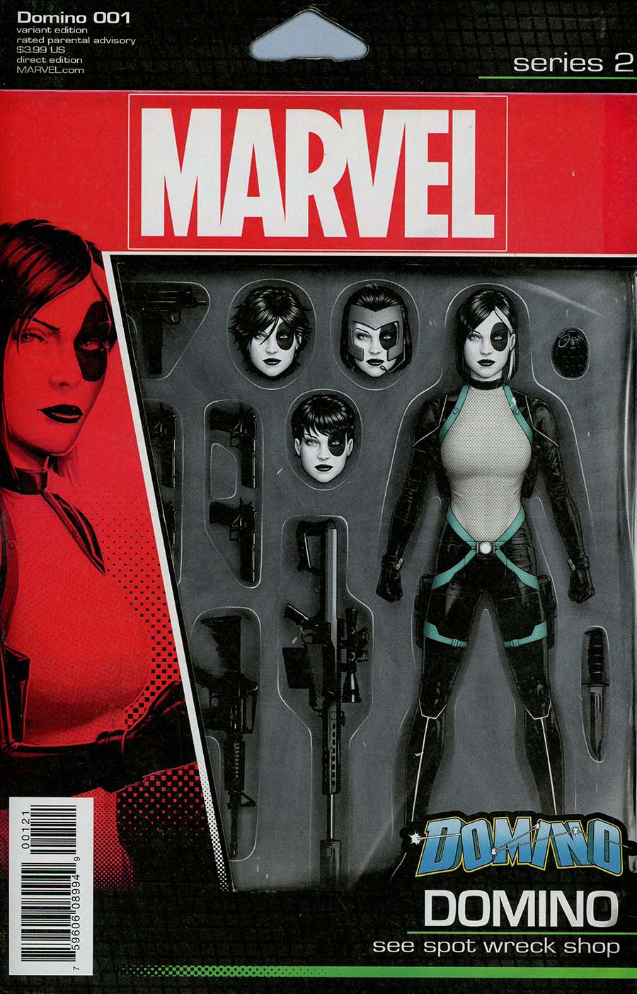 Domino Vol 3 #1 Cover B Variant John Tyler Christopher Action Figure Cover