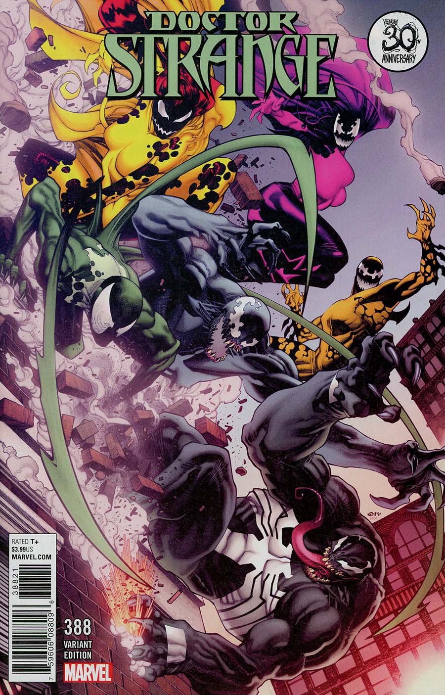 Doctor Strange Vol 4 #388 Cover B Variant Chris Stevens Venom 30th Anniversary Cover