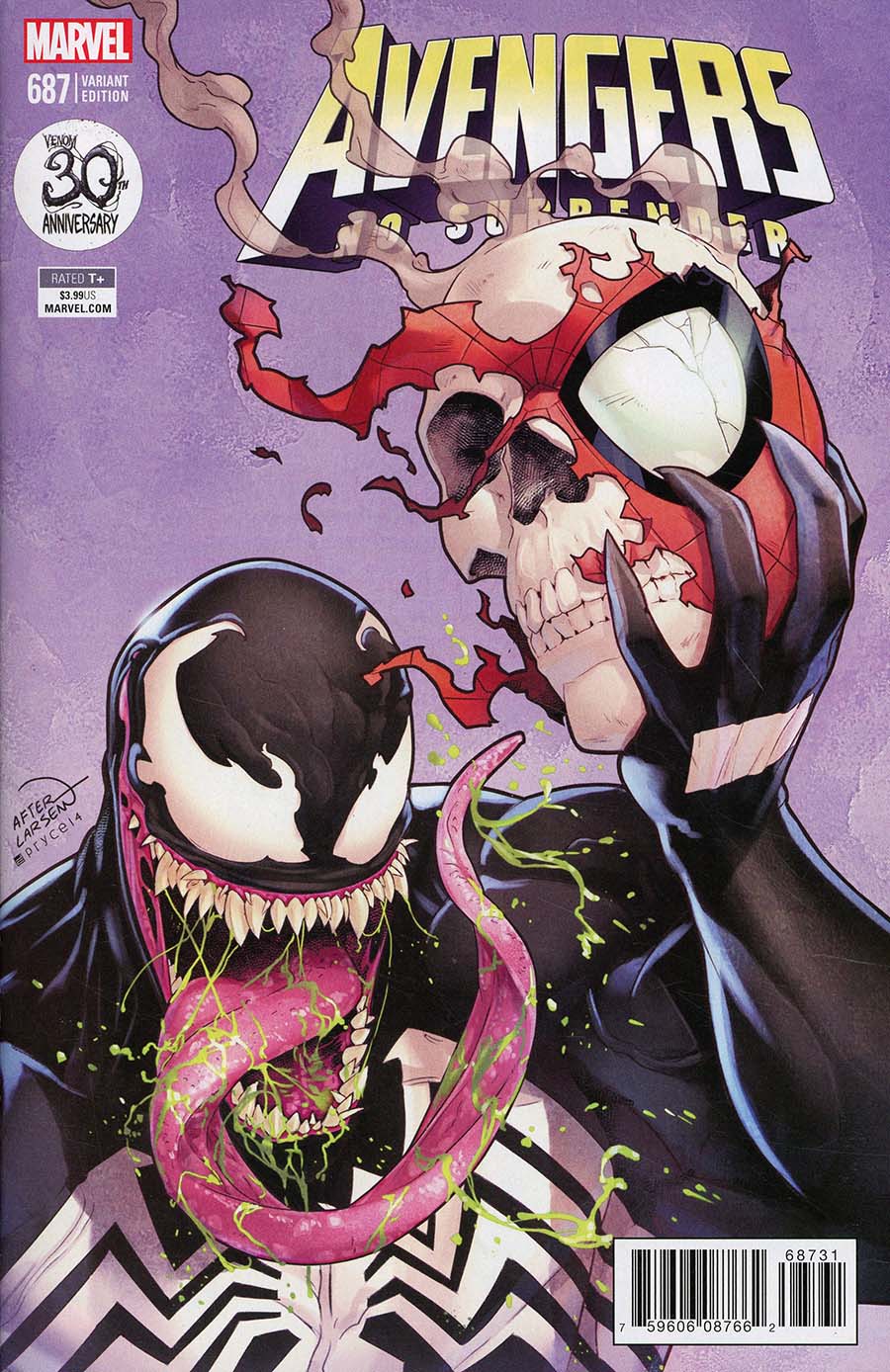 Avengers Vol 6 #687 Cover C Variant Jamal Campbell Venom 30th Anniversary Cover (No Surrender Part 13)