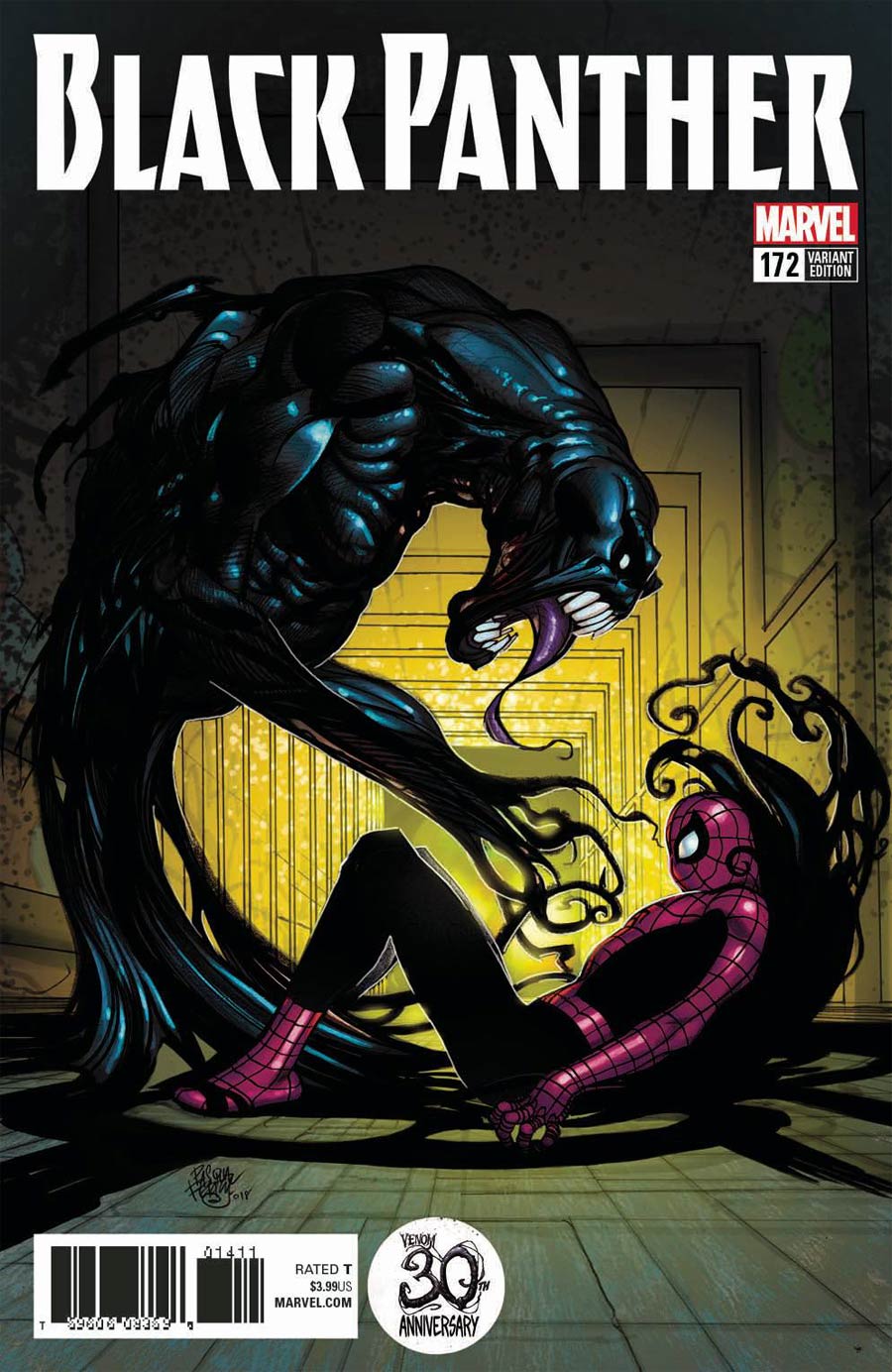 Black Panther Vol 6 #172 Cover B Variant Pasqual Ferry Venom 30th Anniversary Cover