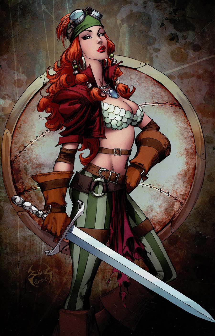 Legenderry Red Sonja Vol 2 #3 Cover C Incentive Joe Benitez Virgin Cover