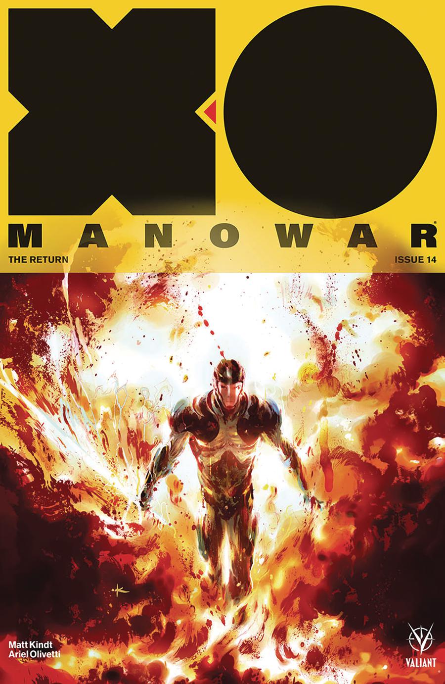 X-O Manowar Vol 4 #14 Cover D Incentive Keron Grant Variant Cover