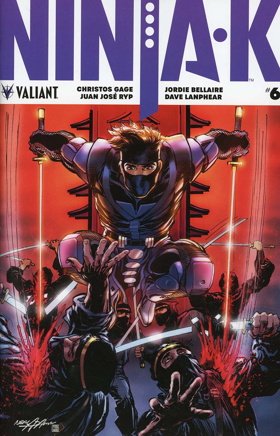 Ninja-K #6 Cover E Incentive Neal Adams Ninjak Icon Variant Cover