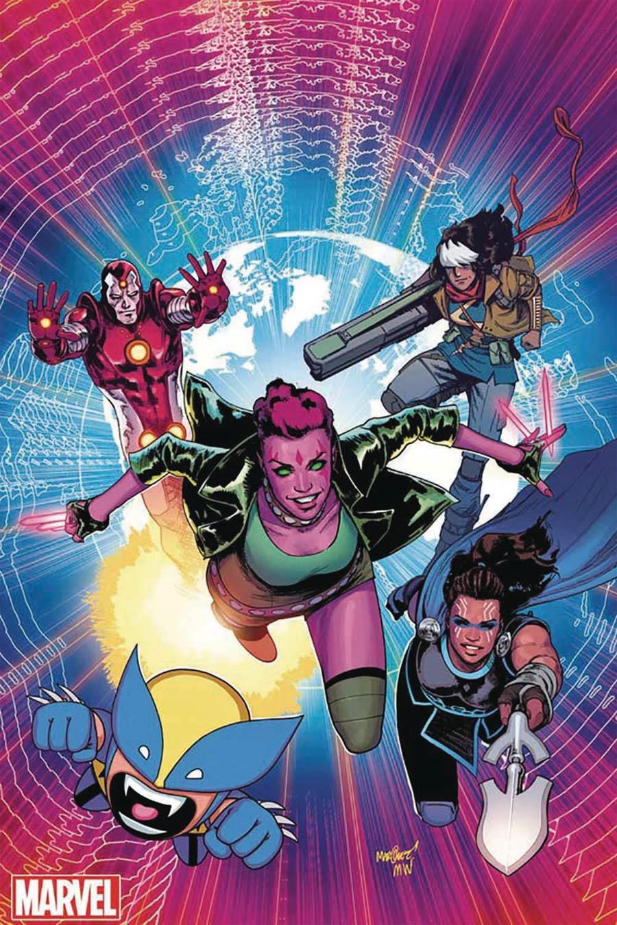Exiles Vol 5 #1 Cover F DF Signed By David Marquez