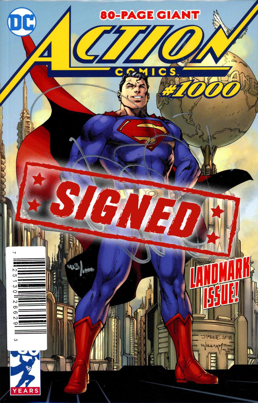 Action Comics Vol 2 #1000 Cover L DF Signed By Brian Michael Bendis