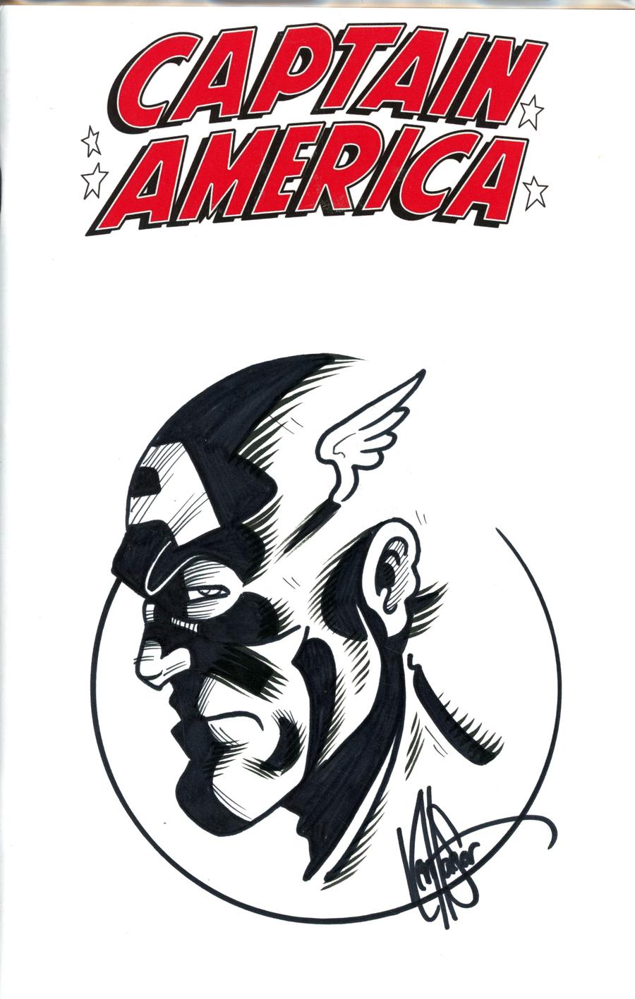 Captain America Vol 8 #700 Cover M DF Remarked By Ken Haeser