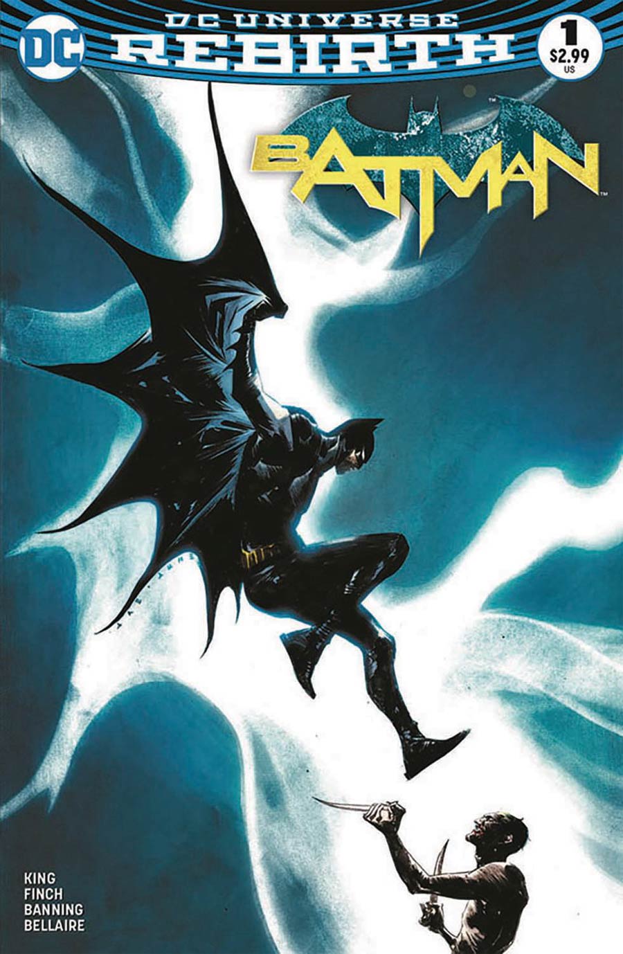 Batman Rebirth #1 DF Cover Plus 1 Package