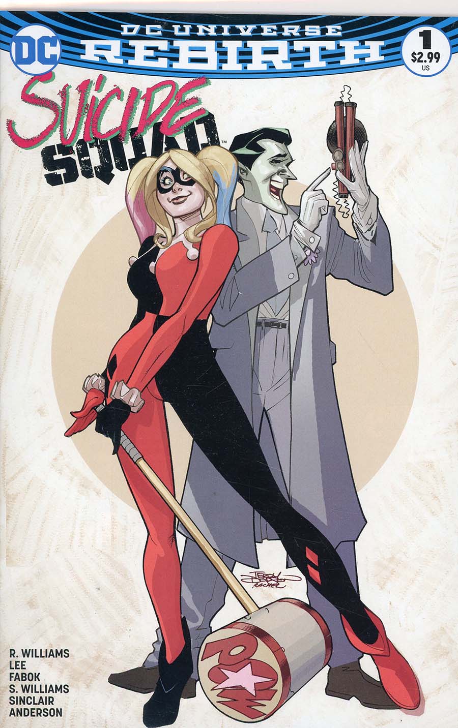 Suicide Squad Rebirth #1 DF Cover Plus 1 Package