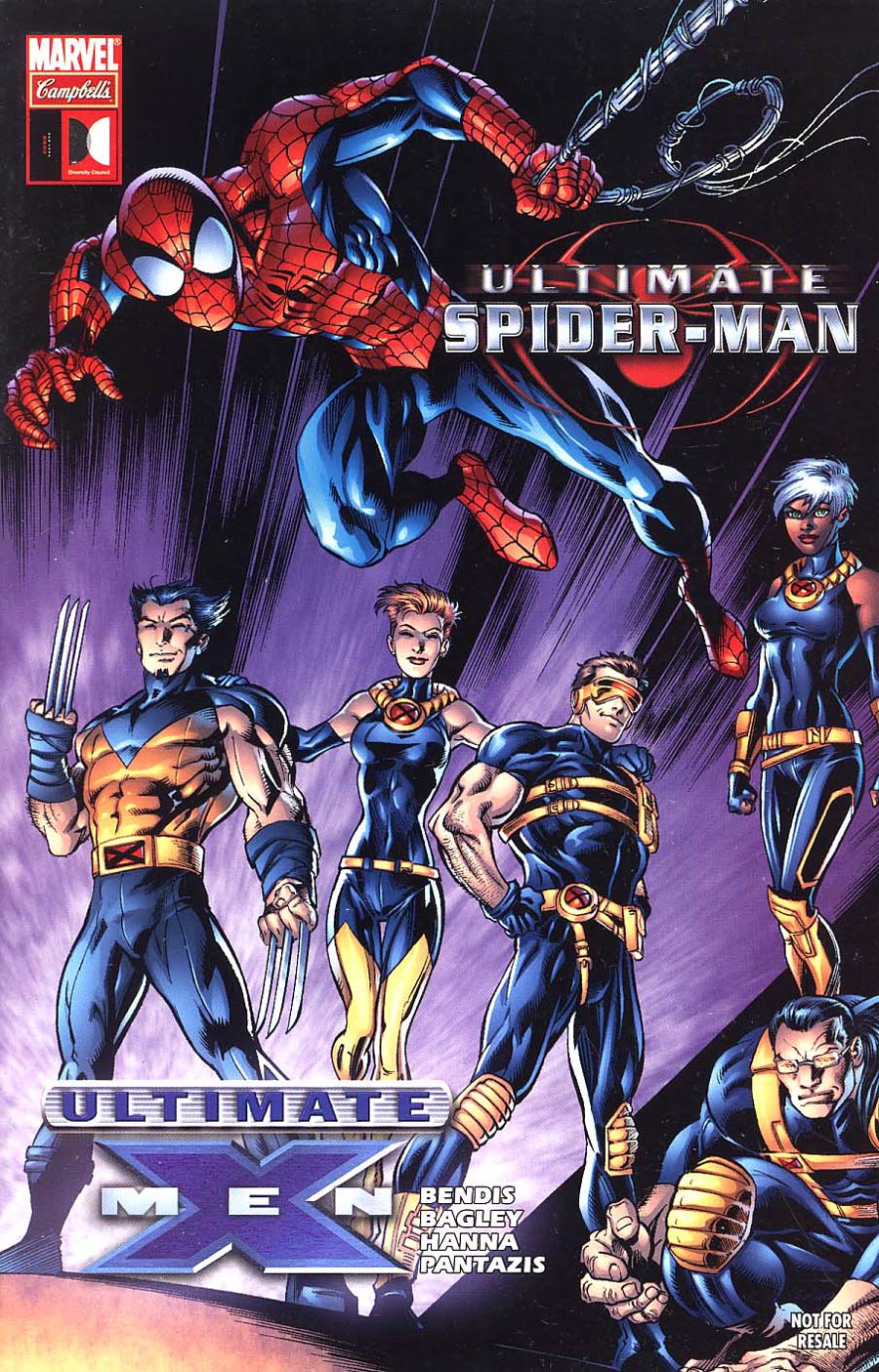 Ultimate Spider-Man Ultimate X-Men BBDO Campbells Soup Promotional Comic Book