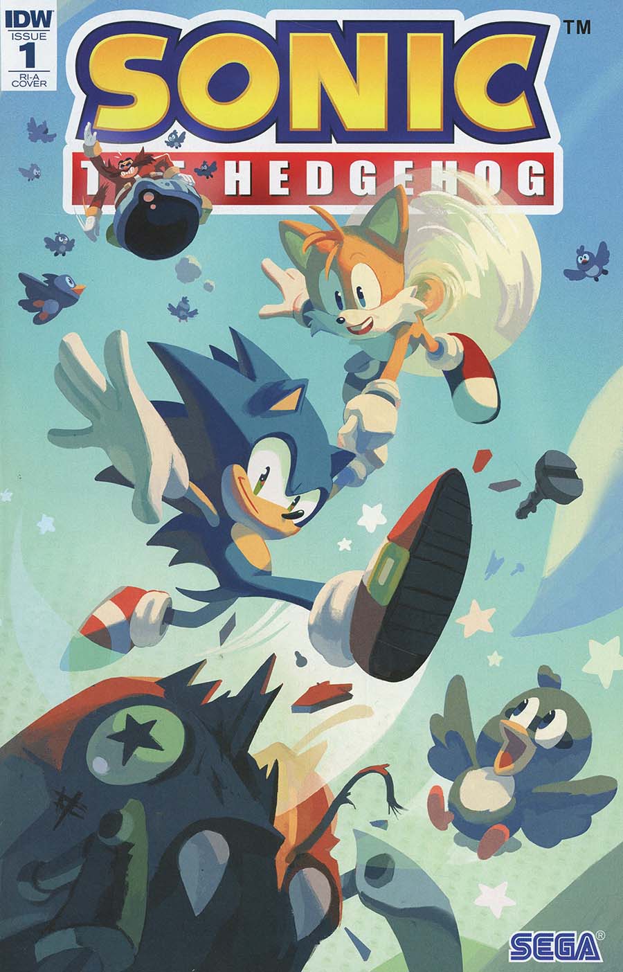Sonic The Hedgehog Vol 3 #1 Cover C Incentive Nathalie Fourdraine Variant Cover