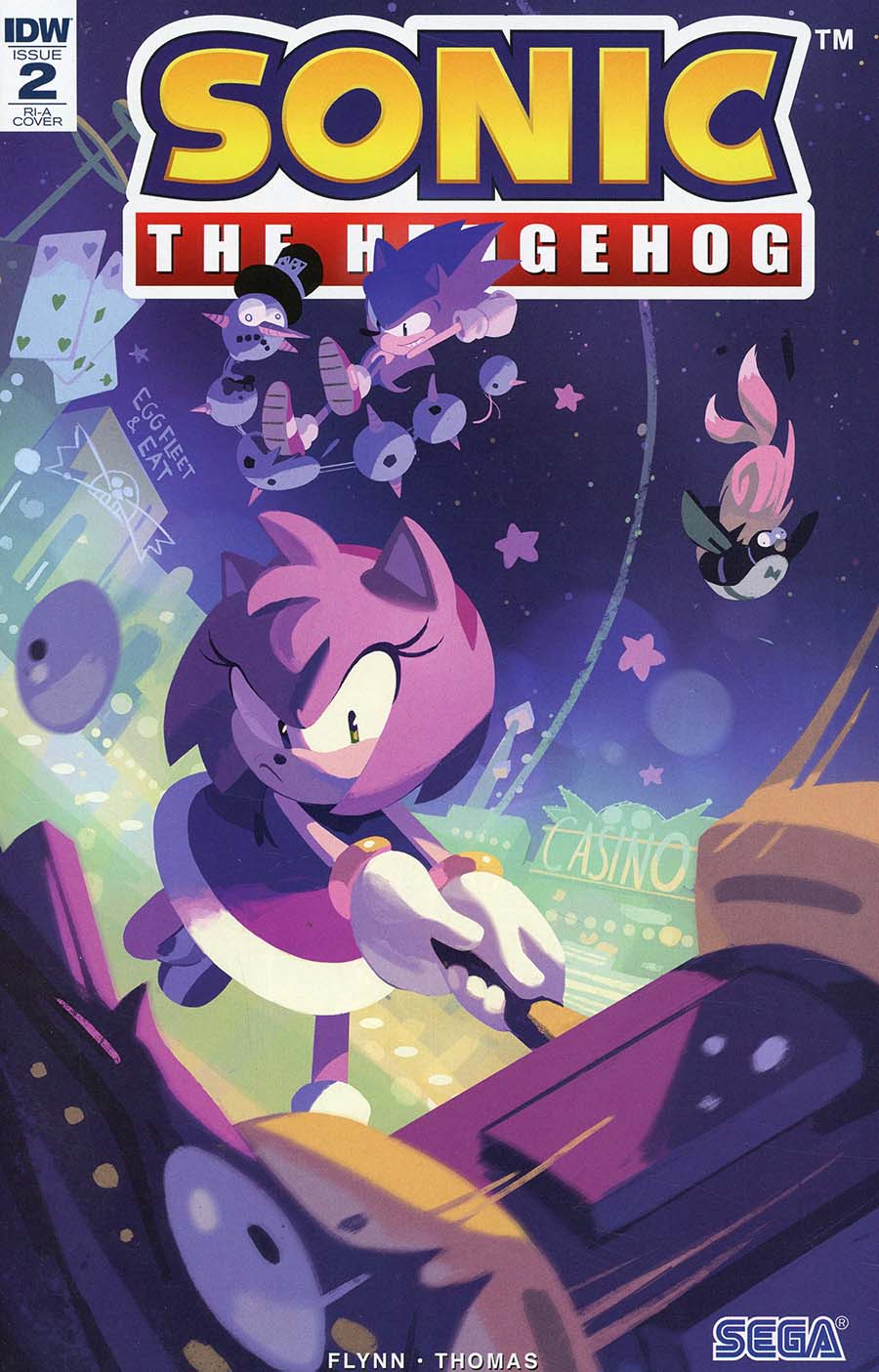 Sonic The Hedgehog Vol 3 #2 Cover C Incentive Nathalie Fourdraine Variant Cover