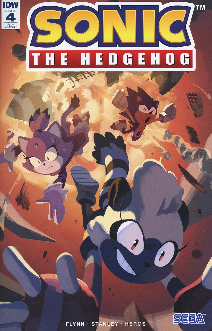 Sonic The Hedgehog Vol 3 #4 Cover C Incentive Nathalie Fourdraine Variant Cover