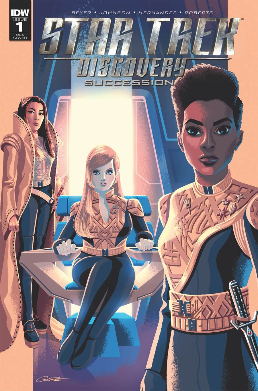 Star Trek Discovery Succession #1 Cover C Incentive George Caltsoudas Variant Cover
