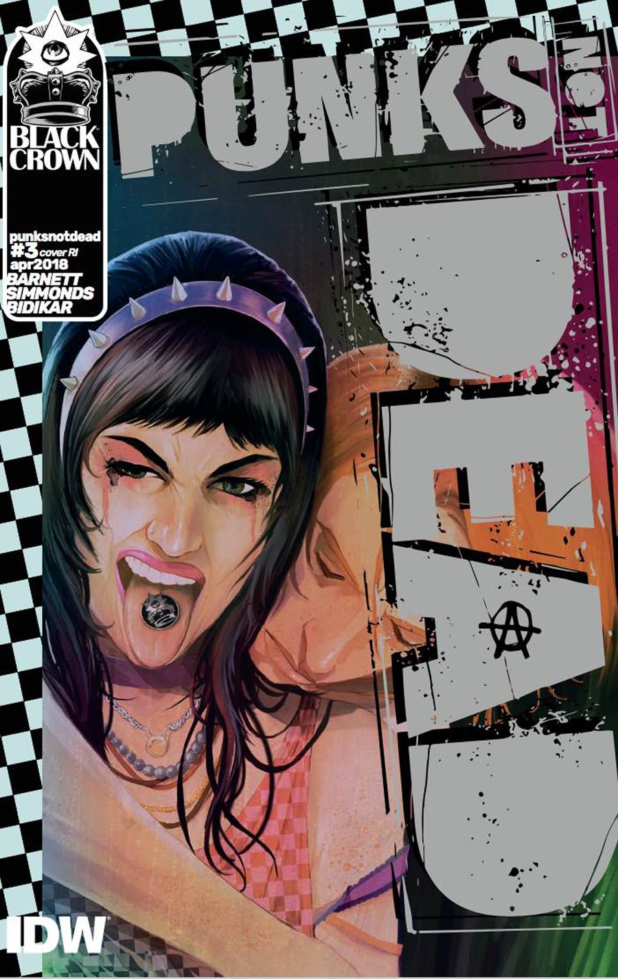 Punks Not Dead #3 Cover C Incentive Martin Simmonds Variant Cover