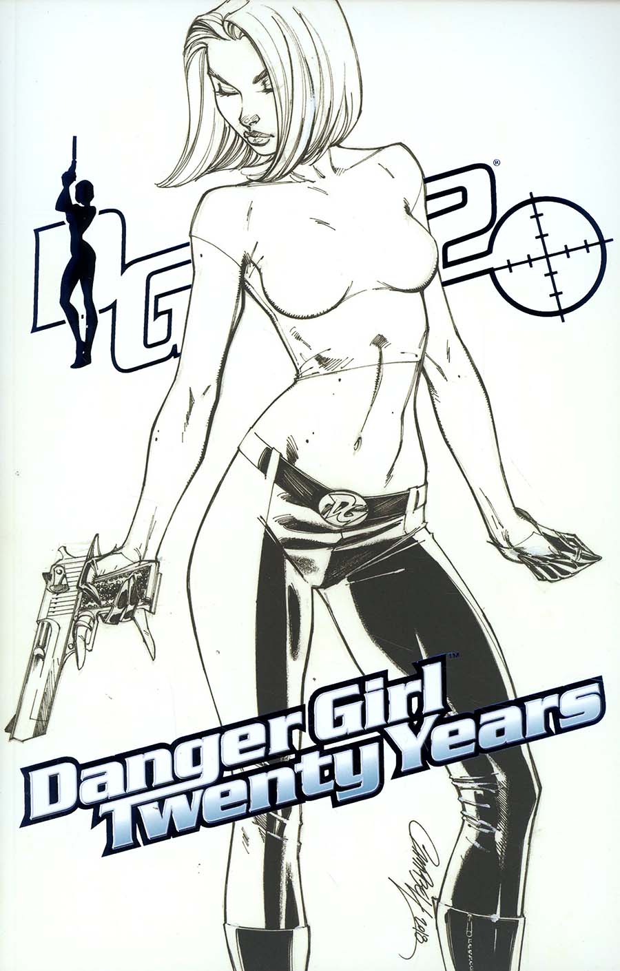 Danger Girl 20th Anniversary Cover B Incentive J Scott Campbell Variant Cover