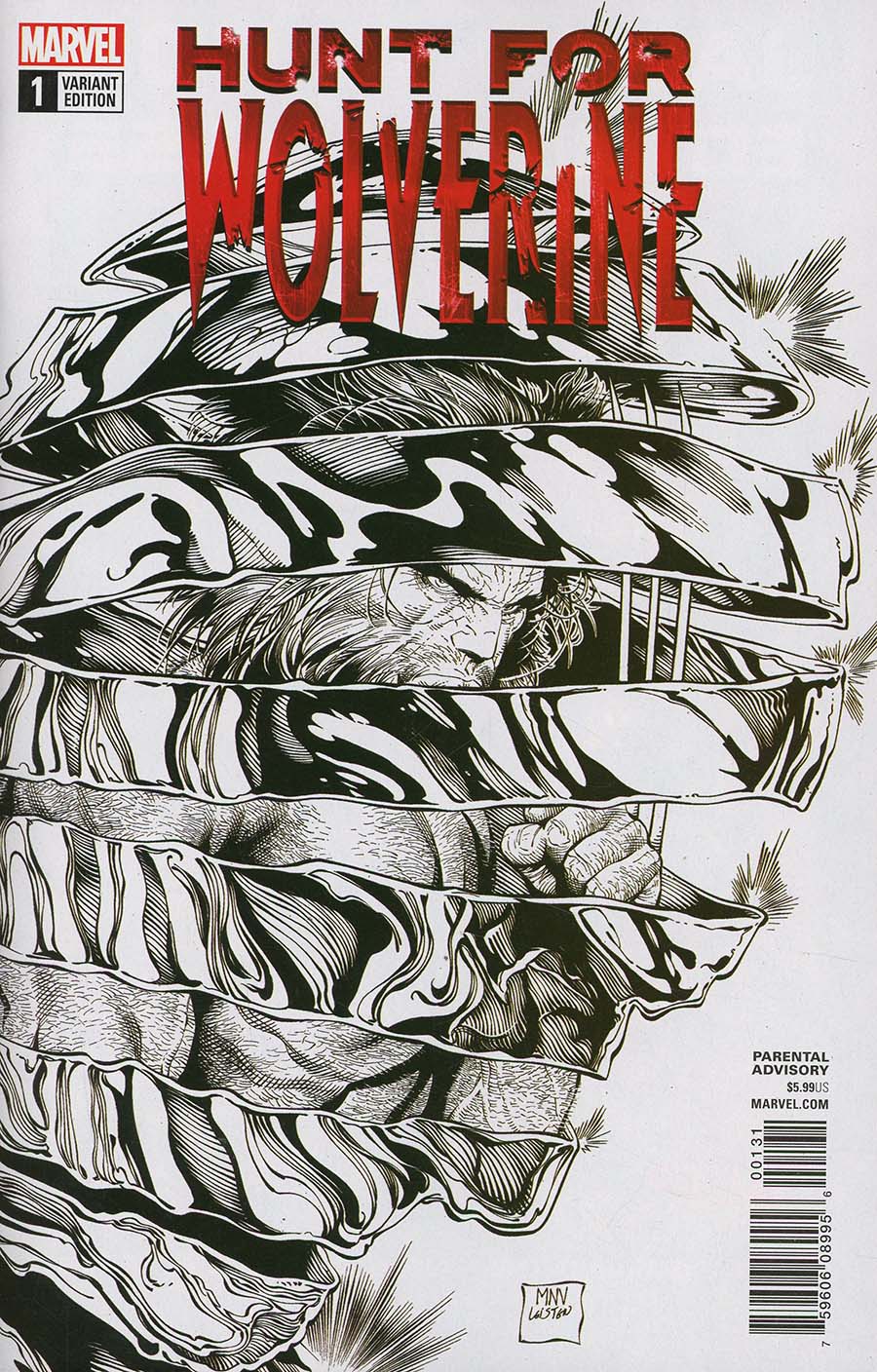 Hunt For Wolverine #1 Cover G Incentive Steve McNiven Sketch Cover