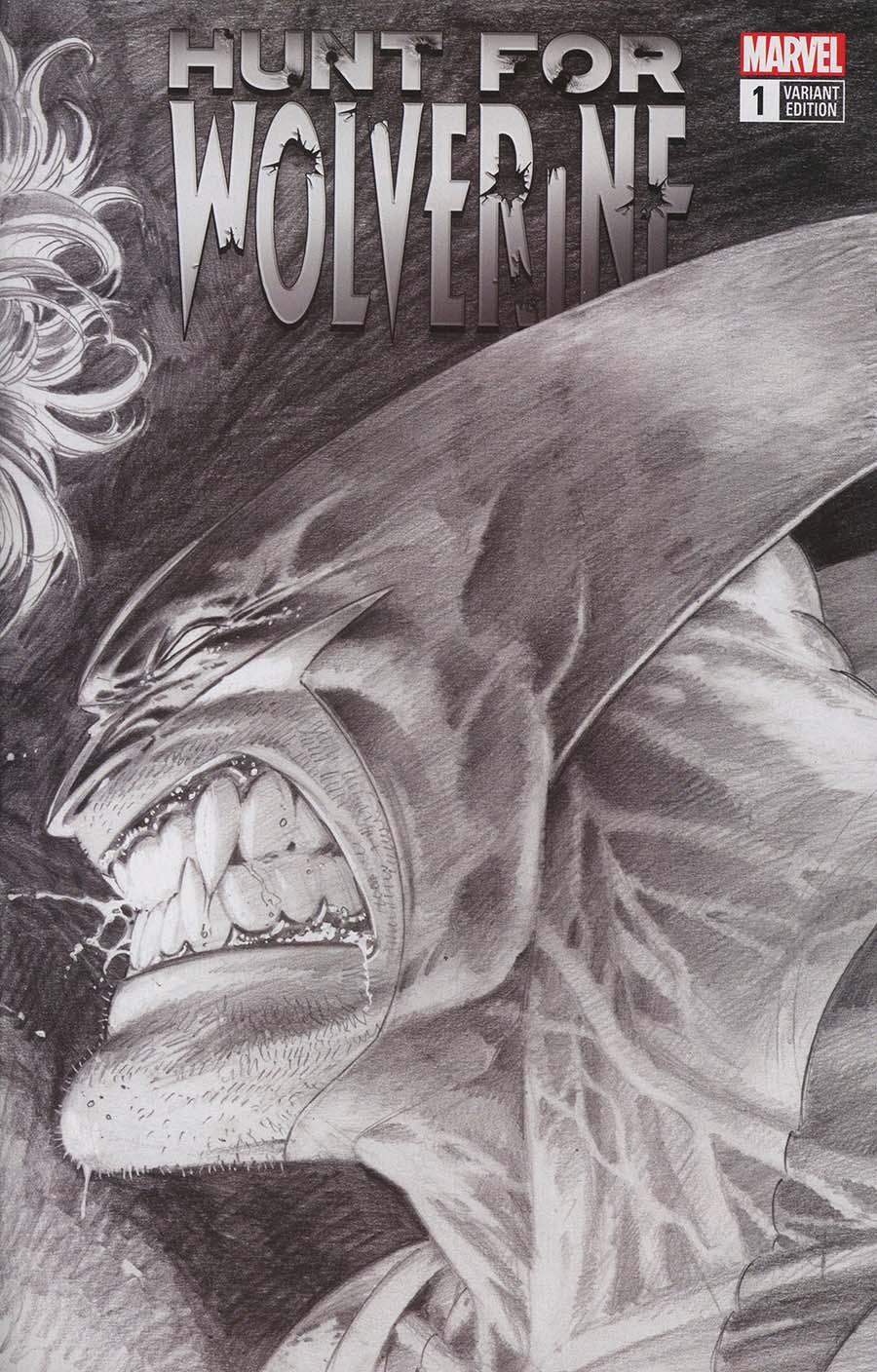 Hunt For Wolverine #1 Cover I Incentive Adam Kubert Remastered Wraparound Sketch Variant Cover