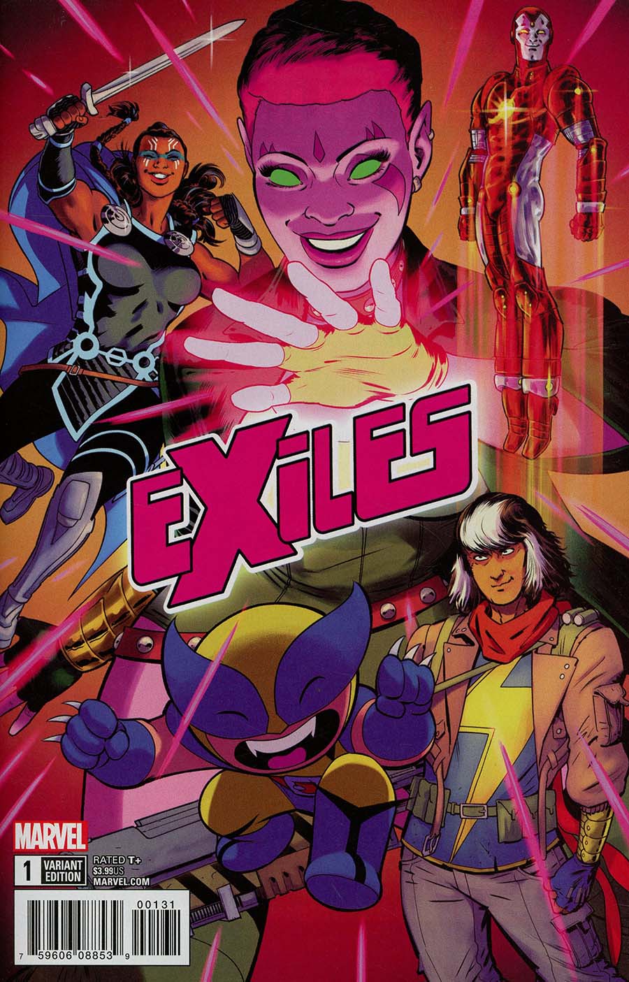 Exiles Vol 5 #1 Cover C Incentive Javier Rodriguez Variant Cover