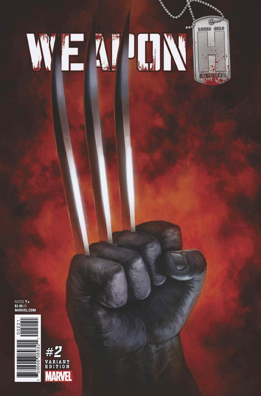 Weapon H #2 Cover C Incentive Skan Variant Cover
