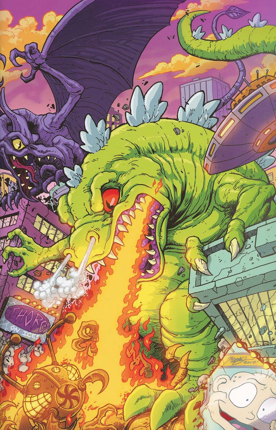 Rugrats R Is For Reptar 2018 Special #1 Cover B Incentive Matt Frank Virgin Variant Cover