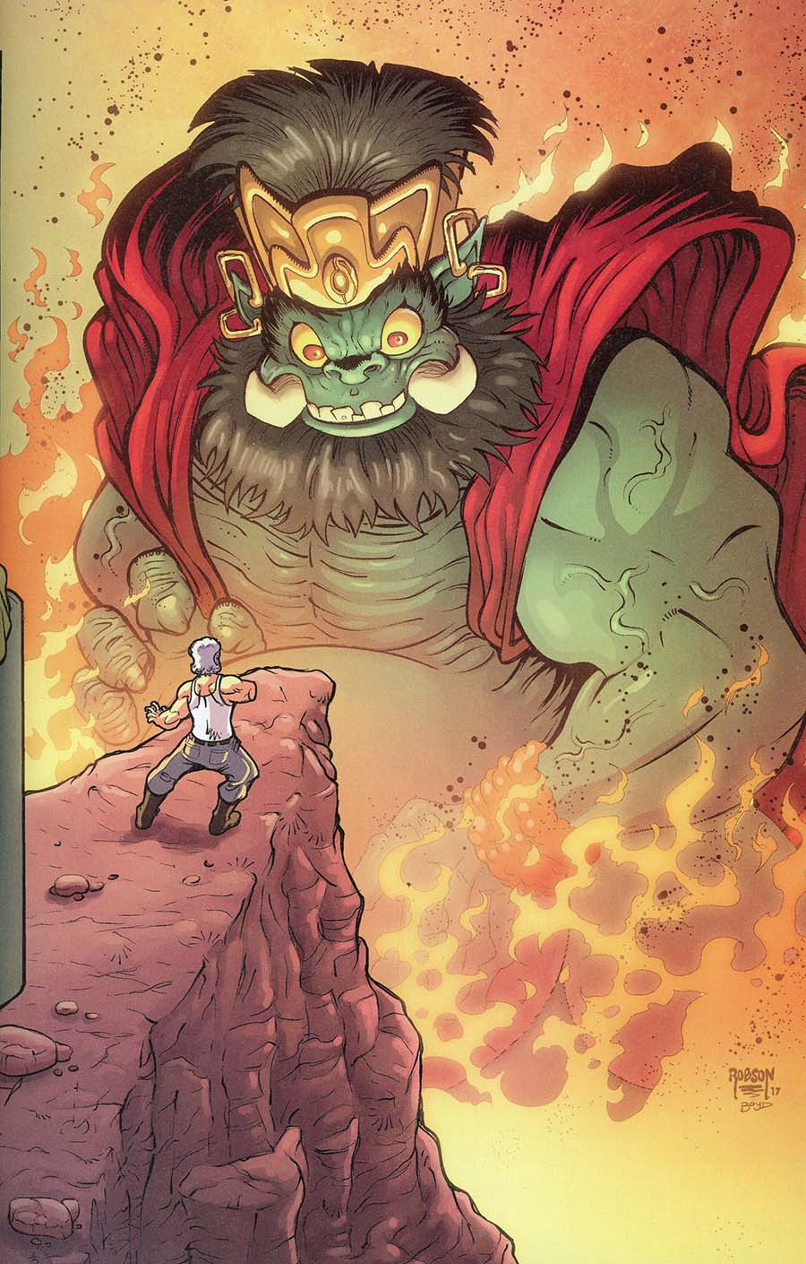 Big Trouble In Little China Old Man Jack #8 Cover C Incentive Will Robson Connecting Virgin Variant Cover