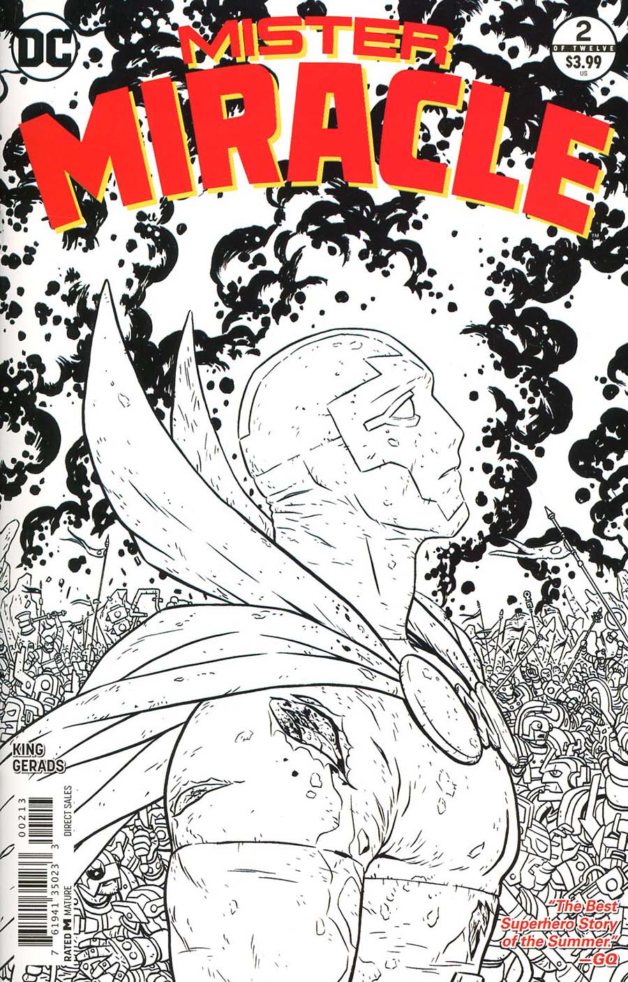 Mister Miracle Vol 4 #2 Cover D 3rd Ptg Variant Nick Derrington Cover